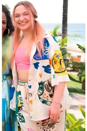 American Idol S23 Penny Samar Printed Pajamas