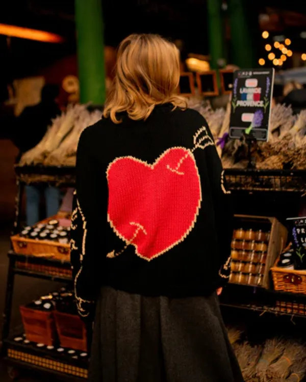 Bad Sisters S02 Eve Hewson Love Heart Sweater