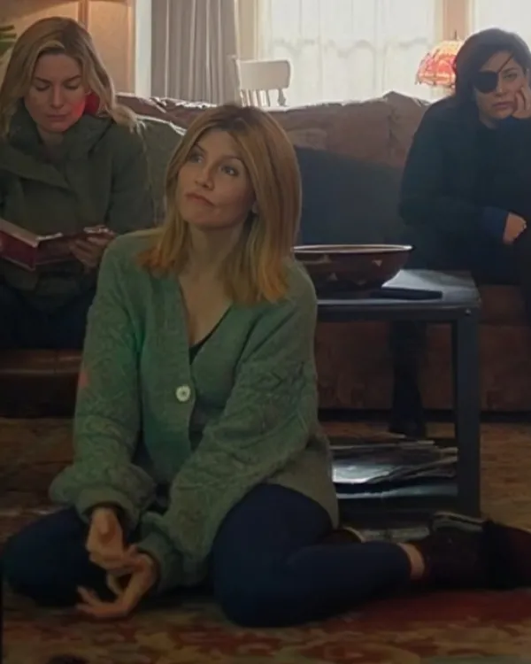 Bad Sisters S02 Sharon Horgan Green Cardigan
