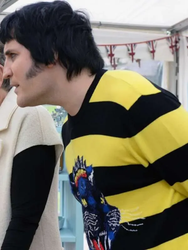 Bake Off Noel Fielding Striped Tiger Sweater