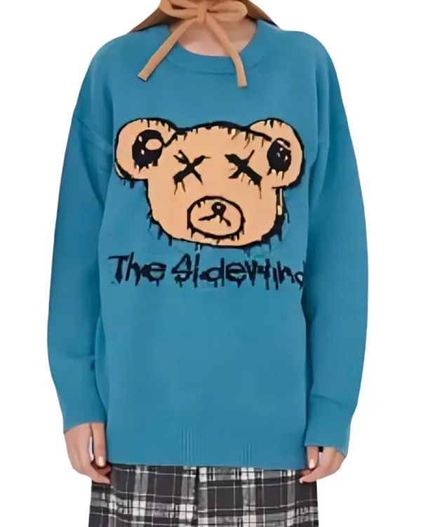 Battle Camp S01 Brianna Balram Teddy Bear Blue Sweater
