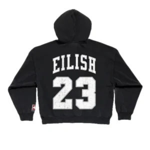 Billie 23 Black Zip Hoodie