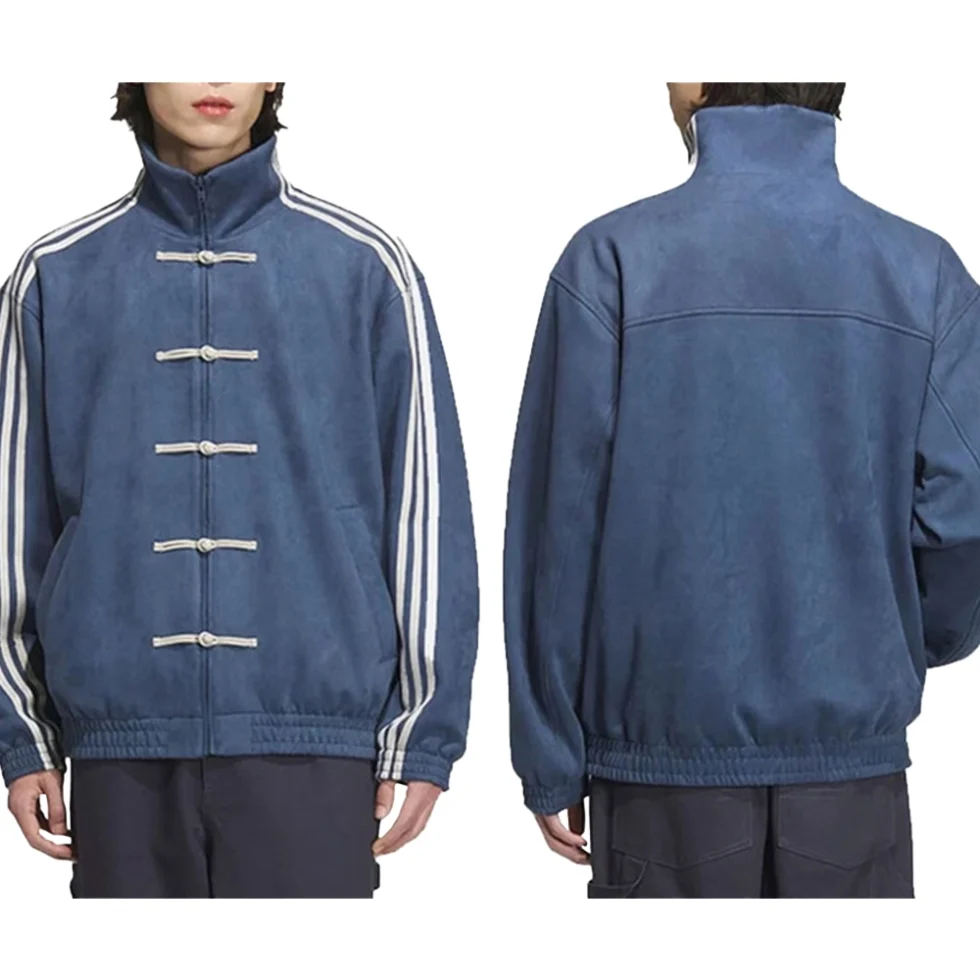 Chinese New Year Multicolor Blue Jacket Unisex