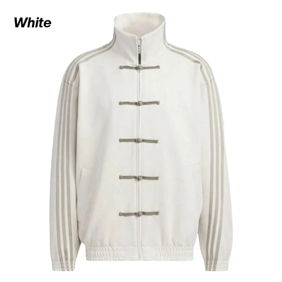 Chinese New Year Multicolor White Jacket Unisex