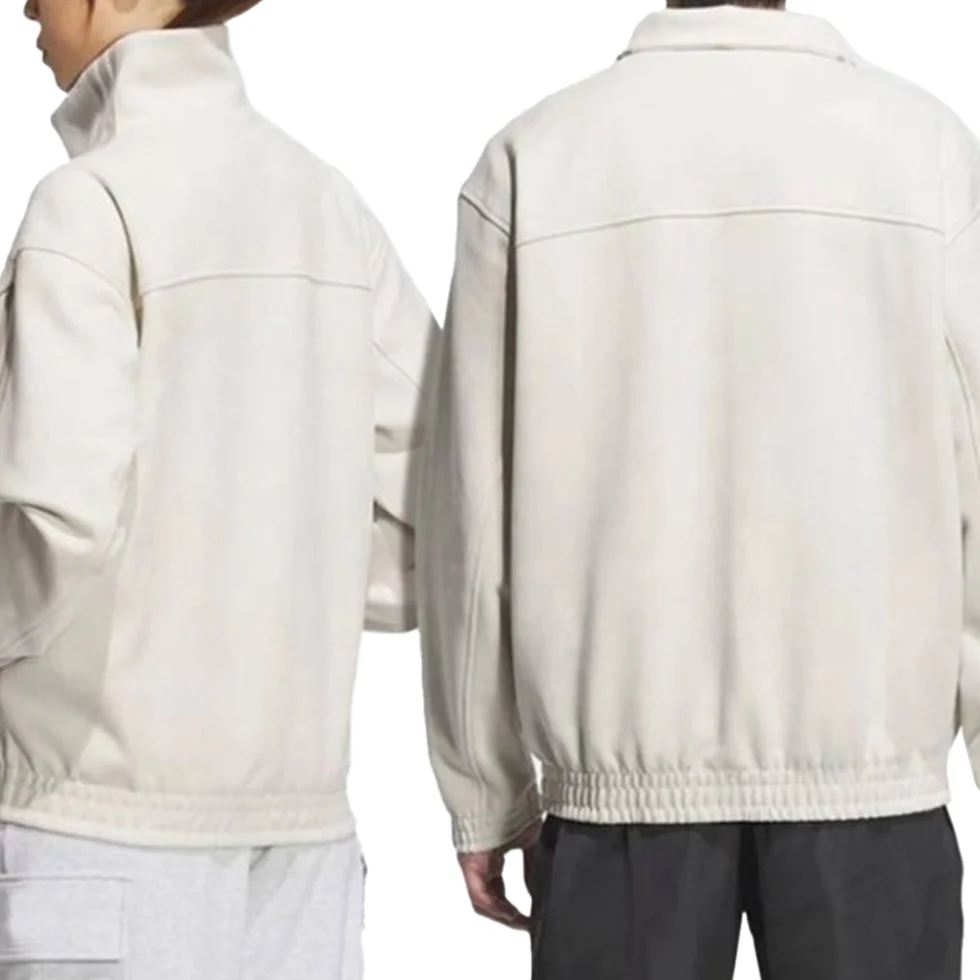 Chinese New Year Multicolor White Jacket Unisex Back