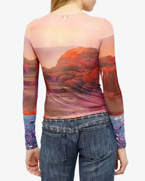 Death of a Unicorn Jenna Ortega Floral Shirt