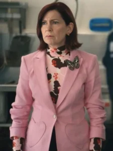 Elsbeth 2024 Carrie Preston Pink Heart Blazer