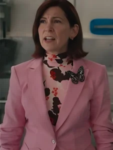 Elsbeth 2024 Carrie Preston Pink Heart Blazer