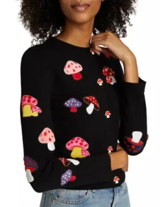 Elsbeth S02 Carrie Preston Mushroom Cardigan