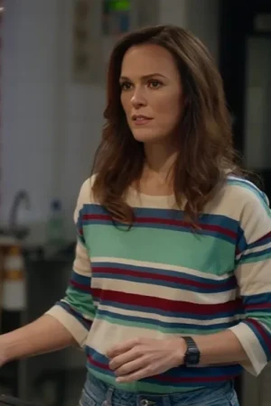 Journey to You 2025 Erin Cahill Striped Shirt