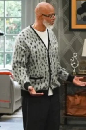 Poppas House S01 Damon Wayans Gray Cardigan
