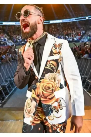 SmackDown Seth Rollings White Blazer