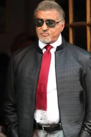Sylvester Stallone NYC 2025 Black Jacket