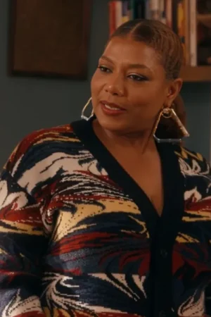 The Equalizer S05 Queen Latifah Printed Cardigan