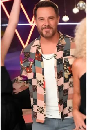 The Voice S27 Jimi Westbrook Patchwork Printed Shirt