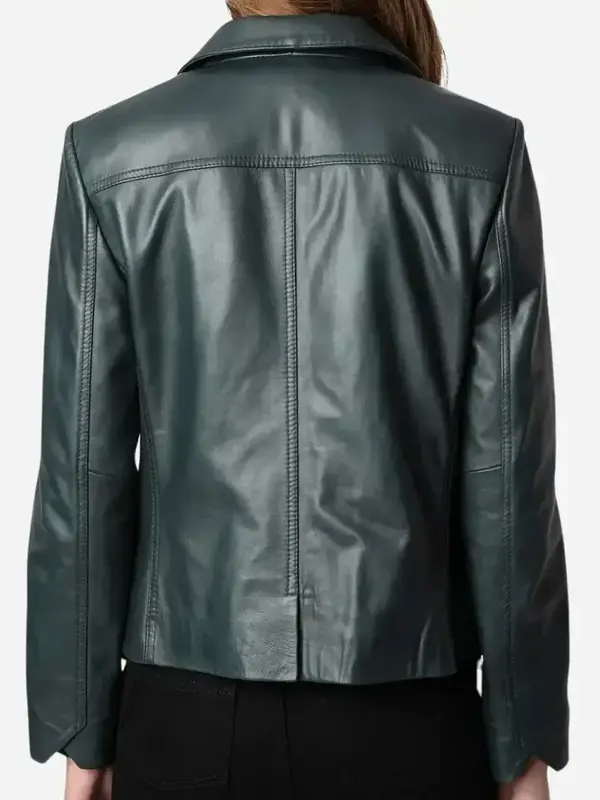 The Life List 2025 Sofia Carson Black Leather Jacket