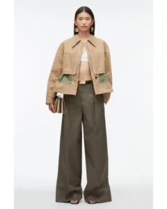 9-1-1 S08 Angela Bassett Brown Utility Jacket