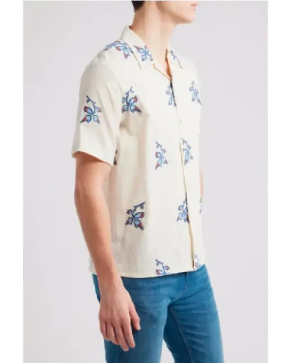 Access Hollywood 2025 Scott Evans White Camp Shirt