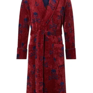 Another Simple Favor Blake Lively Burgundy Robe