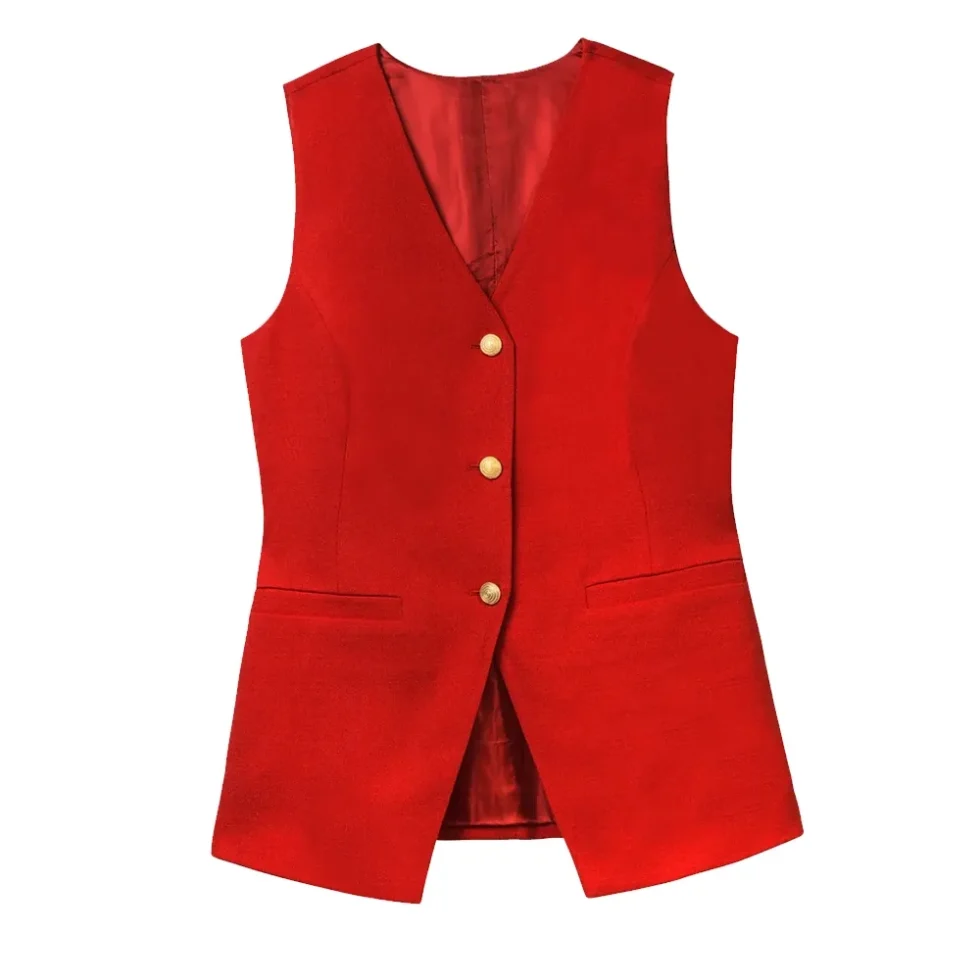 Another Simple Favour Anna Kendrick Suiting Waistcoat