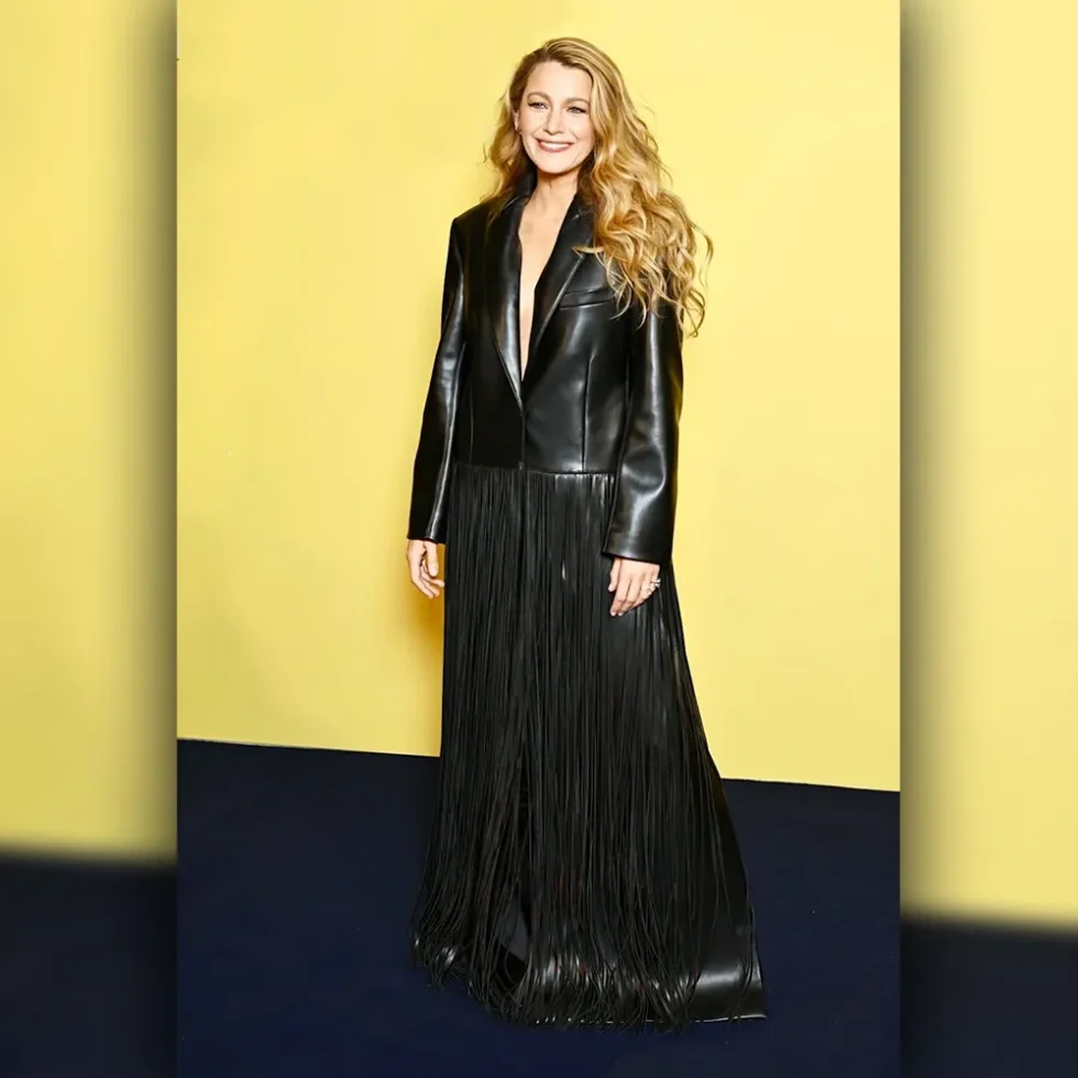 Another Simple Favour Blake Lively Black Coat