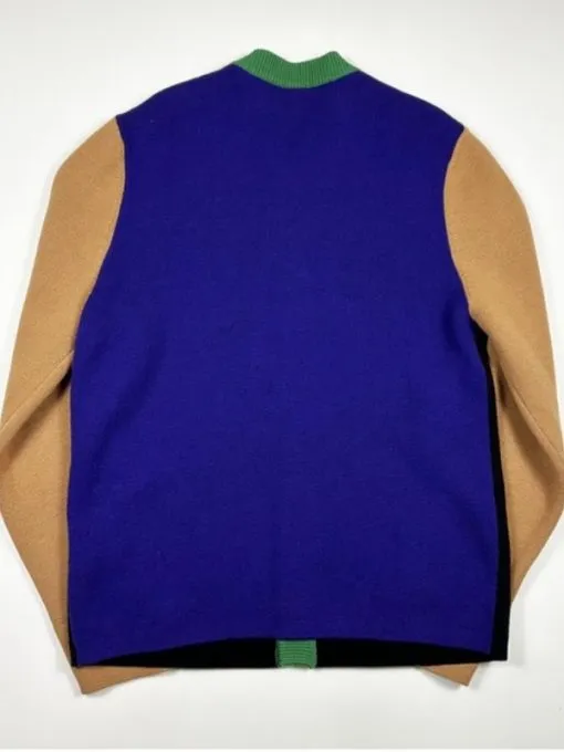 Drew Barrymore 2025 Ross Mathews Colorblock Cardigan
