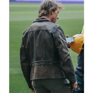 Mission Impossible The Final Reckoning Tom Cruise Leather Jacket