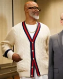 Poppas House Damon Wayans Cream Knit Cardigan