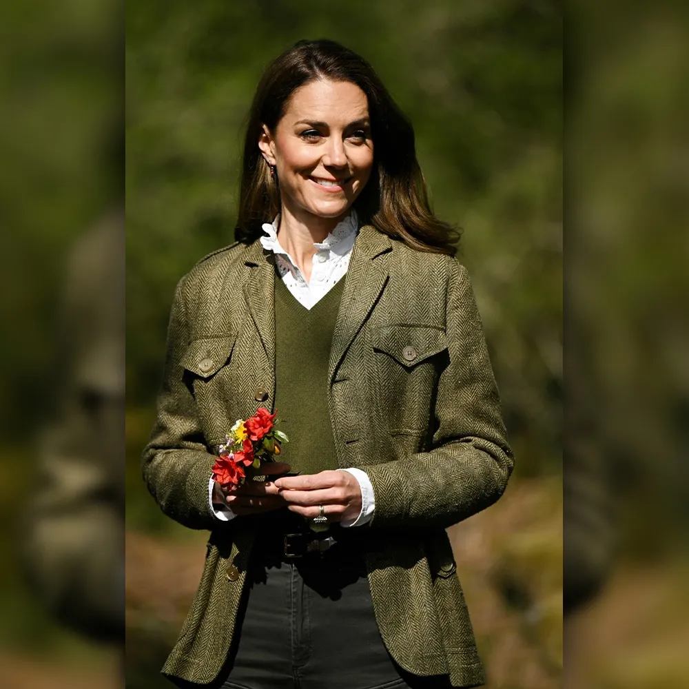 Kate Middleton Scotland Forest Blazer