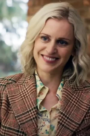The Stolen Girl Denise Gough Plaid Blazer