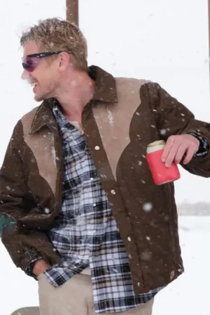 Vengeance Boyd Holbrook Brown Jacket