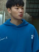 Weak Hero S02 Lee Min-Jae Blue Hoodie