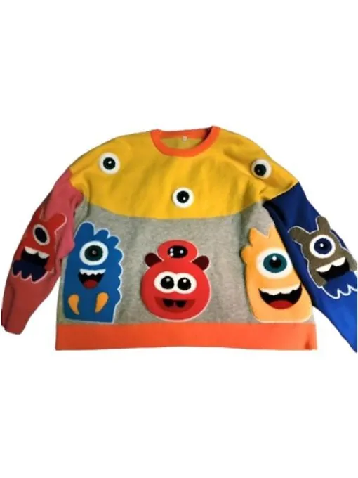 Americas Got Talent Mama Duke Multicolor Monster Sweater
