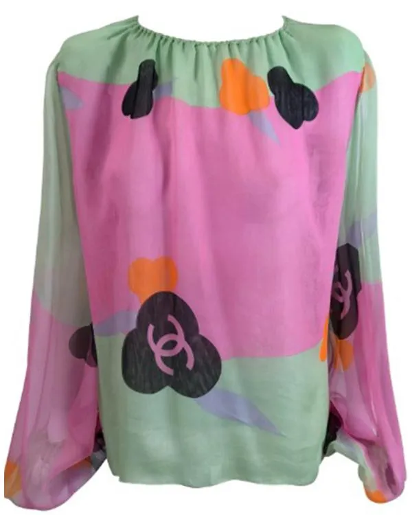 And Just Like That S03 Sarah Jessica Parker 2025 Floral Print Blouse
