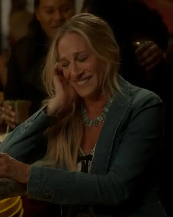 And Just Like That S03 Sarah Jessica Parker Denim Blazer 2025