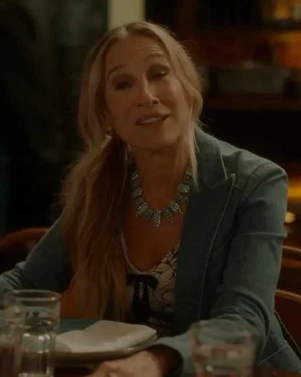 And Just Like That Sarah Jessica Parker Denim Blazer
