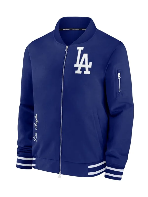 Dave Roberts LA Dodgers 2025 Blue Bomber Jacket