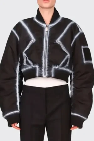 Ironheart Dominique Thorne Black Bomber Jacket