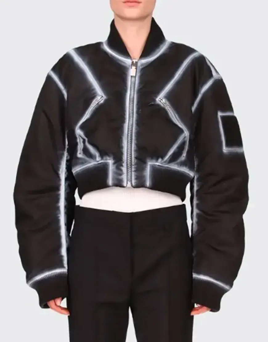 Ironheart Dominique Thorne Black Bomber Jacket