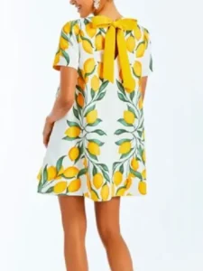 Love Hotel S01 Shannon Beador Lemon Print Dress