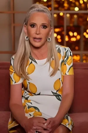 Love Hotel S01 Shannon Beador Lemon Print Dress