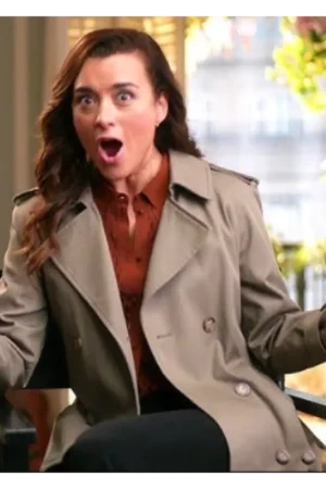 NCIS Tony And Ziva 2025 Ziva Trench Coat