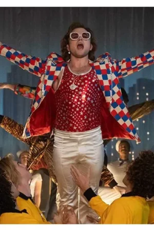Rocketman Elton John Checkered Blazer