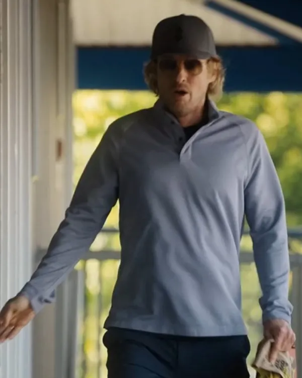 Stick Owen Wilson Blue Polo T-Shirt