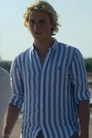 We Were Liars S01 Joseph Zada Blue Striped Shirt