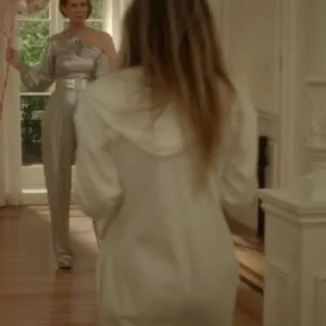 And Just Like That Sarah Jessica Parker White Hooded Jumpsuit