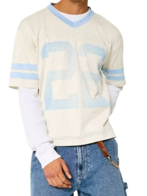 Bachelor in Paradise Justin Blue and White Jersey