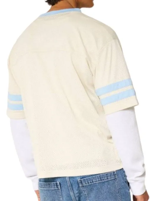 Bachelor in Paradise Justin Glaze Blue and White Jersey 2025