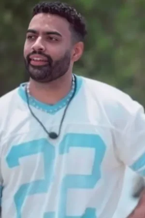 Bachelor in Paradise Justin Glaze Blue and White Jersey