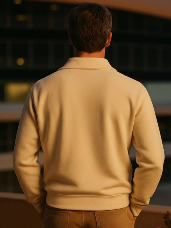 F1 The Movie Brad Pitt White Sweatshirt - Image 3